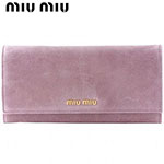 ミュウミュウ MIU MIU 財布 パープル 5m1109-vibi-muag