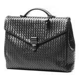 ボッテガヴェネタ/BOTTEGA VENETA/ レザーブリーフケース /ブラッ...