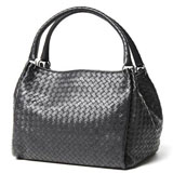 ボッテガヴェネタ/BOTTEGA VENETA/ レザートートバッグ /ブラック...