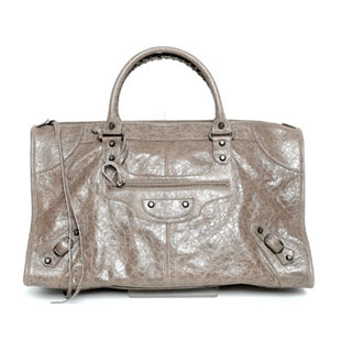 バレンシアガ（BALENCIAGA）ザ・ワーク　レディースハンドバッグ　アッシュ...