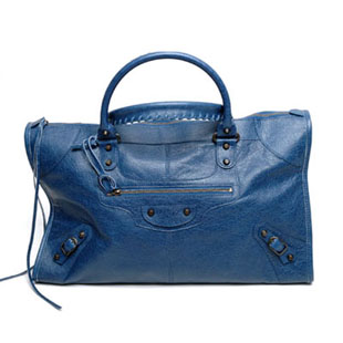 バレンシアガ（BALENCIAGA）ザ・ワーク　レディースハンドバッグ　コバルト...