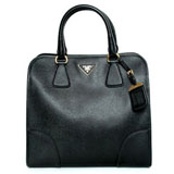 プラダ（PRADA）SAFFIANO LUX　レディース2wayトートバッグ　ブ...