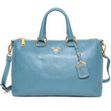 プラダ（PRADA）VIT.DAINO　レディース2wayトートバッグ　マリンブ...