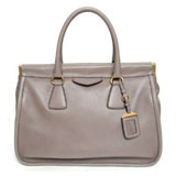 プラダ（PRADA）CITY　レディースハンドバッグ　アッシュブラウン　BN21...