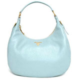 プラダ（PRADA）VITELLO DAINO　レディーストートバッグ　ライトブ...