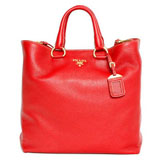 プラダ（PRADA）VITELLO DAINO　レディース2wayトートバッグ　...