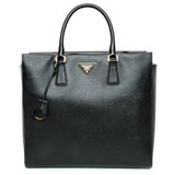 プラダ（PRADA）SAFFIANO LUX　レディース2wayトートバッグ　ブ...