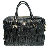 プラダ（PRADA）NAPPA GAUFRE　レディース2wayハンドバッグ　ブ...