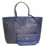 ゴヤール/GOYARD/サンルイPM/トート/バッグ/ネイビー ブルーAMALO...