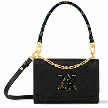 ルイヴィトン 新作 エピ･レザー LV × TM ツイスト MM ブラック M13243