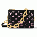 ルイヴィトン  LV SKI クッサン BB ブラック / ピンクM12159