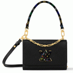 ルイヴィトン 新作 エピ･レザー LV × TM ツイスト MM ブラック M1...