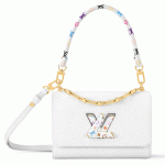 ルイヴィトン エピ･レザー  新作LV × TM ツイスト MM ホワイト M1...