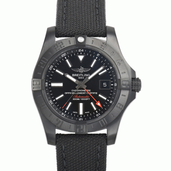 ブライトリング自動巻きアベンジャーII GMT ブラックスチール M329B04MMA
