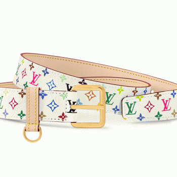ルイヴィトンモノグラムLV × TM ベルト･LV D-リング 30MM  カラー ブロン M8981U