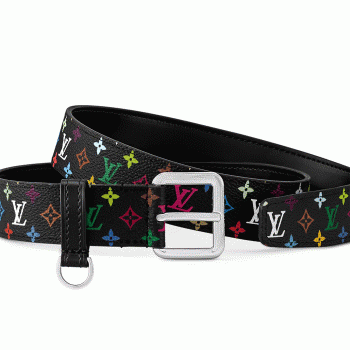 ルイヴィトンモノグラムLV × TM ベルト･LV D-リング 30MM  カラー ノワール M8982U