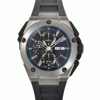 IWC自動巻き時計インヂュニア ダブルクロノグラフ IW376501