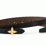 ルイヴィトンモノグラムベルト･LV ミニ フラワーグラム 15MM リバーシブル...