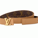 ルイヴィトンモノグラムベルト･LV イニシャル 30MM リバーシブルM0363W