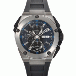 IWC自動巻き時計インヂュニア ダブルクロノグラフ IW376501