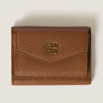 ミュウミュウスーパーコピーヴィッテロダイノレザー 財布5MH021_ADT7_F0046