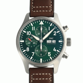 IWC自動巻き時計パイロット・ウォッチ・クロノグラフ・レーシング・グリーン 世界限定1000本 IW377726