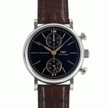 IWC自動巻き時計ポートフィノ・クロノグラフ 39 IW391404
