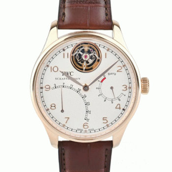 IWC自動巻き時計ポルトギーゼ トゥールビヨン ミステール レトログラード 限定生産500本 IW504402
