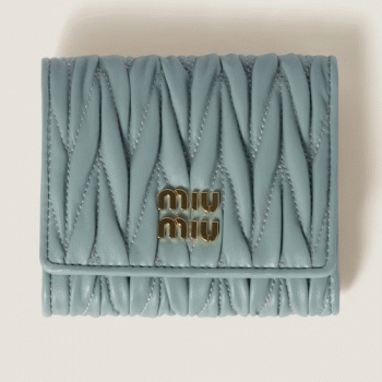 ミュウミュウスーパーコピーマテラッセレザー 財布5MH033_AFPP_F0035