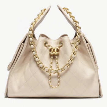 シャネルスーパーコピー後払い2025年春夏CHANEL 25 スモール ハンドバッググレインド カーフスキンベージュAS5293-B20304-NAGEK