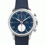 IWC自動巻き時計ポルトギーゼ・ヨットクラブ・クロノグラフ オールバー・ブラウン...