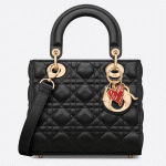 Dioramour レディー ディオールバッグ スモールカナージュ ラムスキンM...