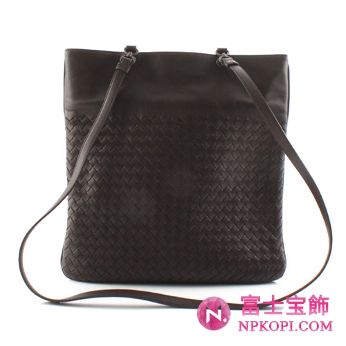 Bottega Veneta/ボッテガ・ヴェネタ  ラムスキン ショルダーバッグ ダークブラウン 233151V00162072