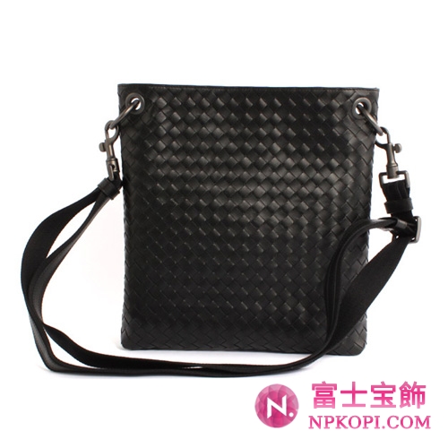 Bottega Veneta/ボッテガ・ヴェネタ  カーフレザー ショルダーバッグ ブラック 172736V465C1000