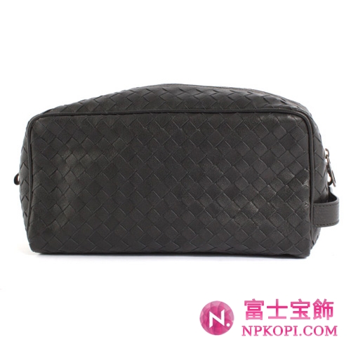 Bottega Veneta/ボッテガ・ヴェネタ カーフレザー セカンドバッグ ブラック 174361V61411000