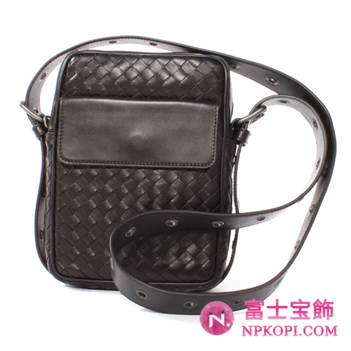 Bottega Veneta/ボッテガ・ヴェネタ  カーフレザー ショルダーバッグ ブラック 163313V46511000