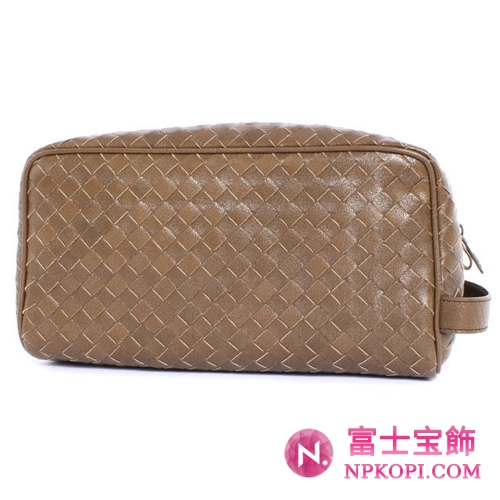 Bottega Veneta/ボッテガ・ヴェネタ カーフレザー ヴィンテージ セカンドバッグ シェーンブラウン 174361V61412802