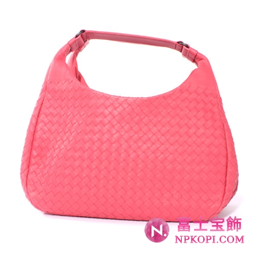【2010年秋冬モデル】Bottega Veneta/ボッテガ・ヴェネタ  ラムスキン ショルダーバッグ アンティークピンク 125787V00166677