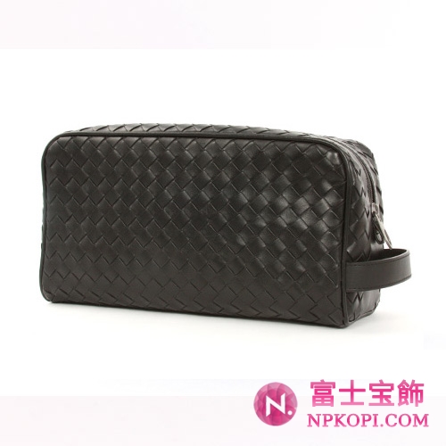 Bottega Veneta/ボッテガ・ヴェネタ カーフレザー セカンドバッグ ブラック 174361V46511000