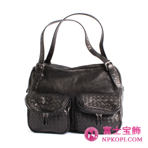 Bottega Veneta/ボッテガ・ヴェネタ  カーフレザー ショルダーバッグ ブラック 248521VN0321000