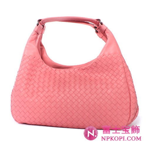 【2010年秋冬モデル】Bottega Veneta/ボッテガ・ヴェネタ  ラムスキン ショルダーバッグ ペタルピンク 125787V00166678