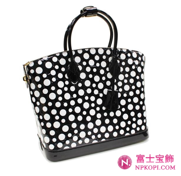 LOUIS VUITTON（ルイ・ヴィトン）ハンドバッグ モノグラム・ヴェルニ ドット・インフィニティノワール Ｍ９１３９９