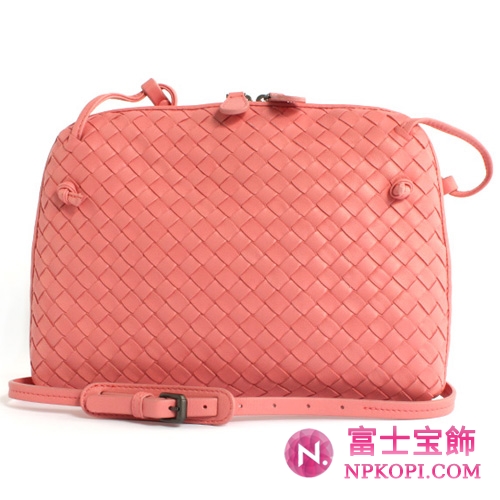 Bottega Veneta/ボッテガ・ヴェネタ  ラムスキン ショルダーバッグ ペタルピンク 245354V00166678【2010年秋冬モデル】 