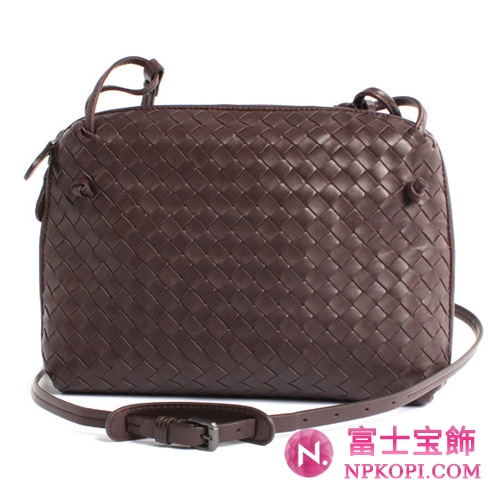 Bottega Veneta/ボッテガ・ヴェネタ  ラムスキン ショルダーバッグ ダークブラウン 245354V00162072