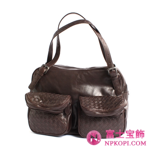 Bottega Veneta/ボッテガ・ヴェネタ  カーフレザー ショルダーバッグ ダークブラウン 248521VN0321301【2011年春夏新作】 