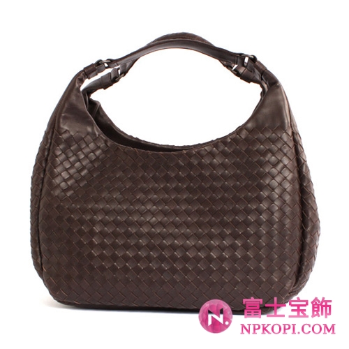 Bottega Veneta/ボッテガ・ヴェネタ  ラムスキン ショルダーバッグ ダークブラウン 125787V00162072