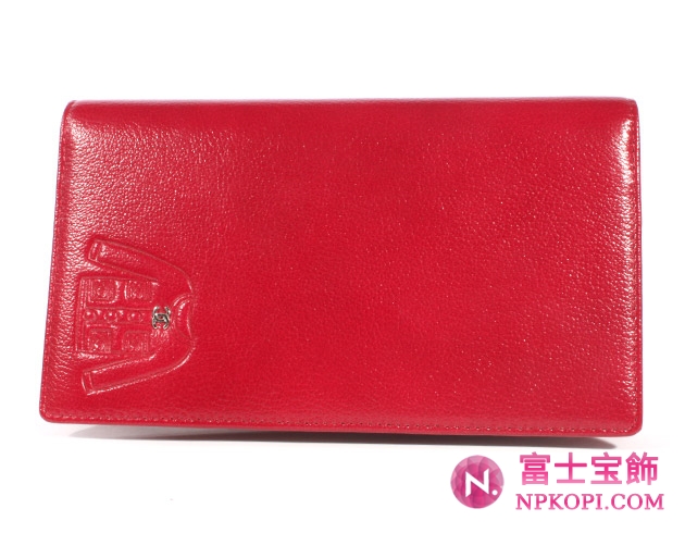 【2010年秋冬モデル】シャネル ジャケット 長財布 ルージュレッド A48688