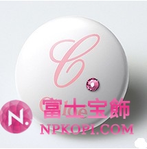 「クロエ ピンク」レザーブレスレット