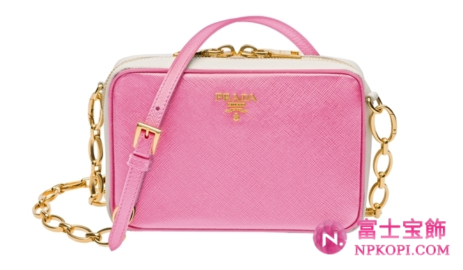 PRADA│プラダ　バッグ　[W17×H11×D5cm]　（ブラック×ホワイト）　12万9150円（予定価格）