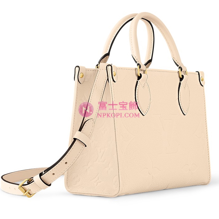 ルイヴィトン オンザゴー PM クリームベージュ M46569